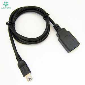 Özel USB2.0 bir kadın Mini USB B 5 Pin erkek adaptör kablosu dijital kameralar için Mini USB V3 OTG kablo - Product Image 2