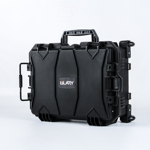 GLARY滚动旅行工具盒带轮子硬塑料坚固工具盒耐用重型工具盒储物盒 - Product Image 3