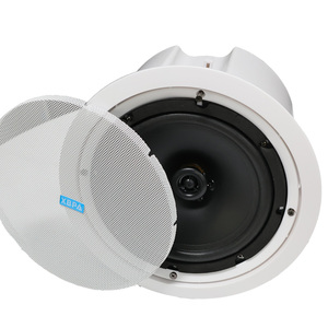 IP PA audio <strong>system</strong> ceiling speaker 50W with 6-8 inch speaker built-in power amplifier support SIP/IP/WIFI/POE optional - Product Image 1