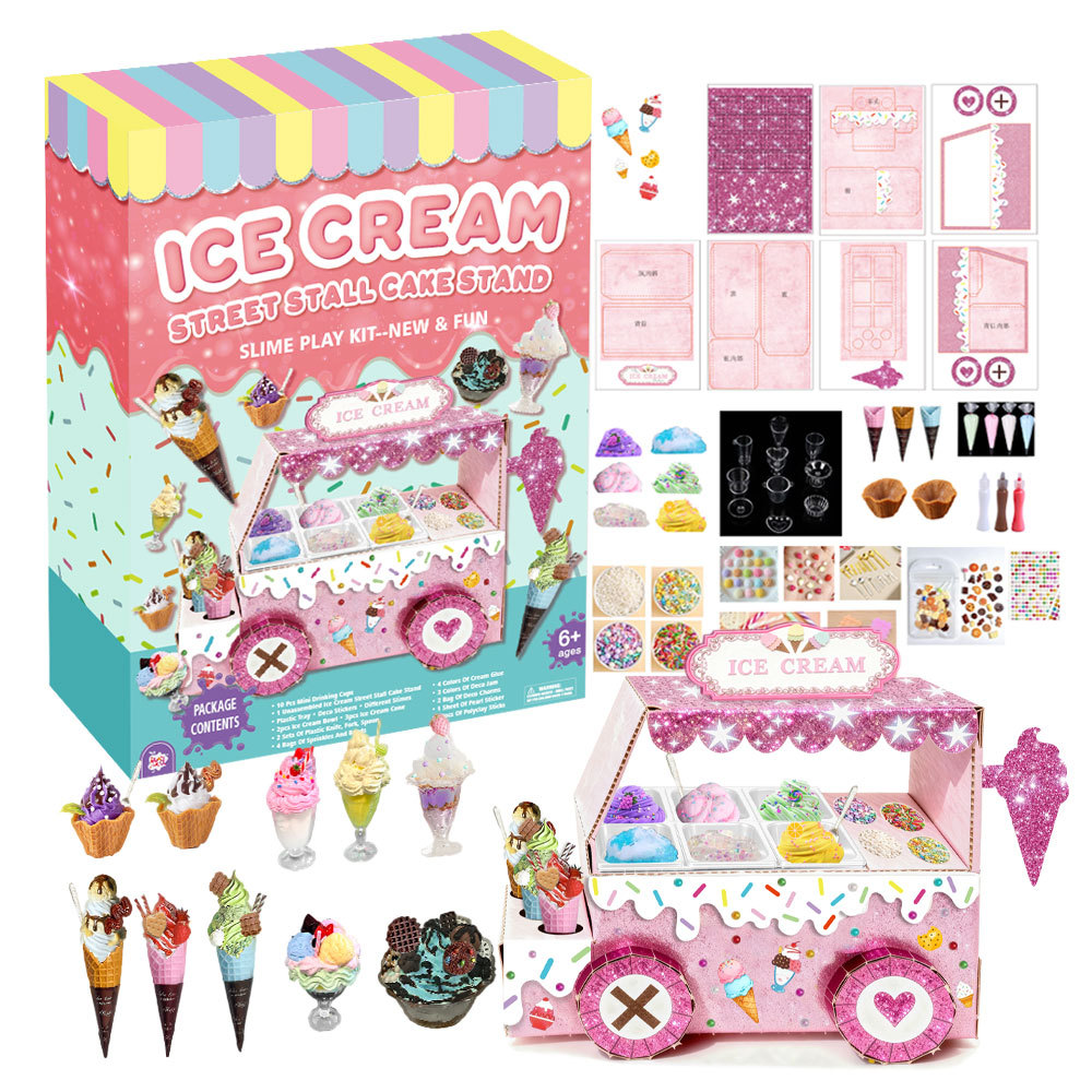 Paquete de Regalo de Slime de Mantequilla Cristal Rosa