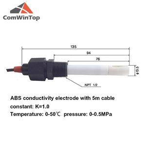 Trasmettitore EC acqua sensore EC modulo sensore di conducibilità TDS 4-20ma 0-5V 0-10V uscita RS485 tensione di uscita analogica