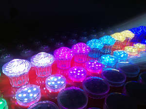 Auto <strong>Program</strong> E14 <strong>Rgb</strong> Amusement <strong>Led</strong> 45mm Cabochon Light 24Volt <strong>RGB</strong> <strong>LED</strong> Light Cabochon Fun Amusement Light - Product Image 5