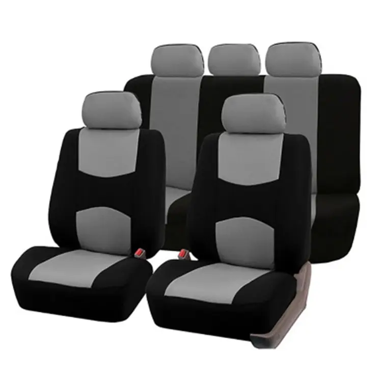 Cubeta de tela plana para asientos de coche, cubierta de asiento automotriz para la mayoría de coches, SUVs, camiones y furgonetas, ajuste Universal, color Beige