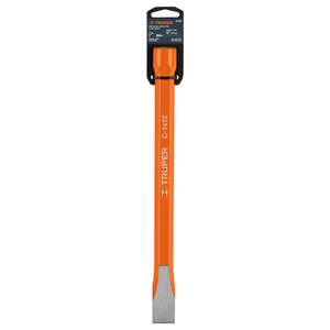 Truper C-1X12 Cold Cutting Flat Point <strong>Chisel</strong> <strong>for</strong> Wood Stone <strong>Masonry</strong> Carving 1 X 12' - Product Image 1