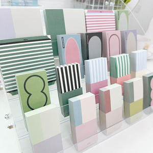 Bloc de notas adhesivas de 100 hojas, Bloc de notas personalizado de papel Kraft para escribir Agenda 2024, planificador, oficina, escuela, papelería, promoción - Product Image 2
