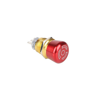 19ミリメートルSelfロック1NO1NC非常停止プッシュボタンスイッチ - Product Image 3