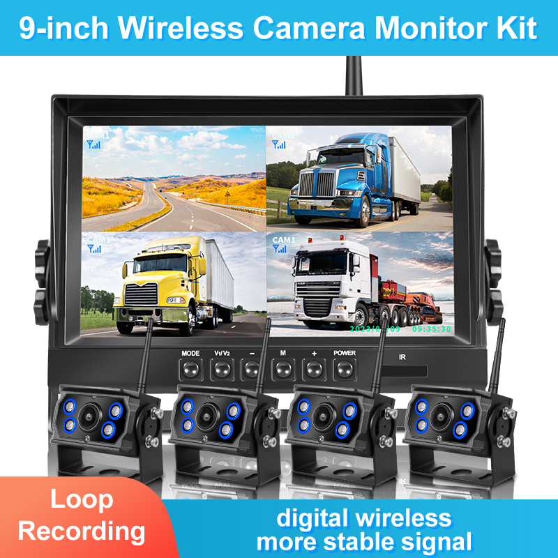 9 Inch AHD Monitor+4Camera