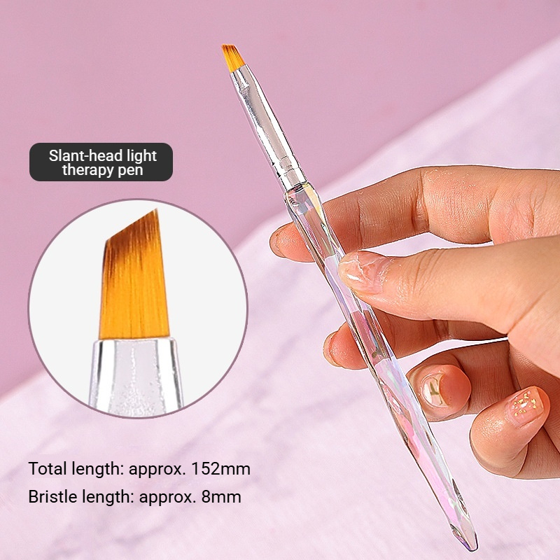 Pinceau gel biseauté