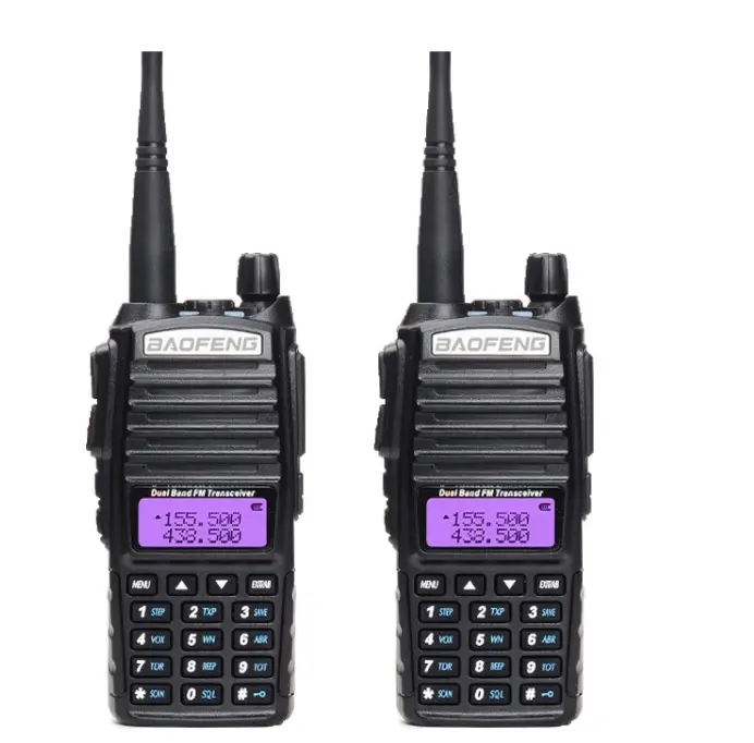 2021 baofeng pabrik langsung UV82 Dual Band handheld walkie talkie Radio 2 arah