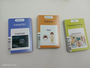 Заводская пользовательская говорящая флэш-карта обучающее устройство, обучающее электронное интерактивное Дошкольное языковое игрушечное CE CPC EN71 немецкий - Product Image 3