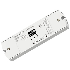 Hot ES-DP 5-24VDC Dual Push Button SPI <strong>Controller</strong> Dual Push Button <strong>Input</strong> <strong>RGB</strong> or White Light SPl LED <strong>Controller</strong> for LED Light - Product Image 1