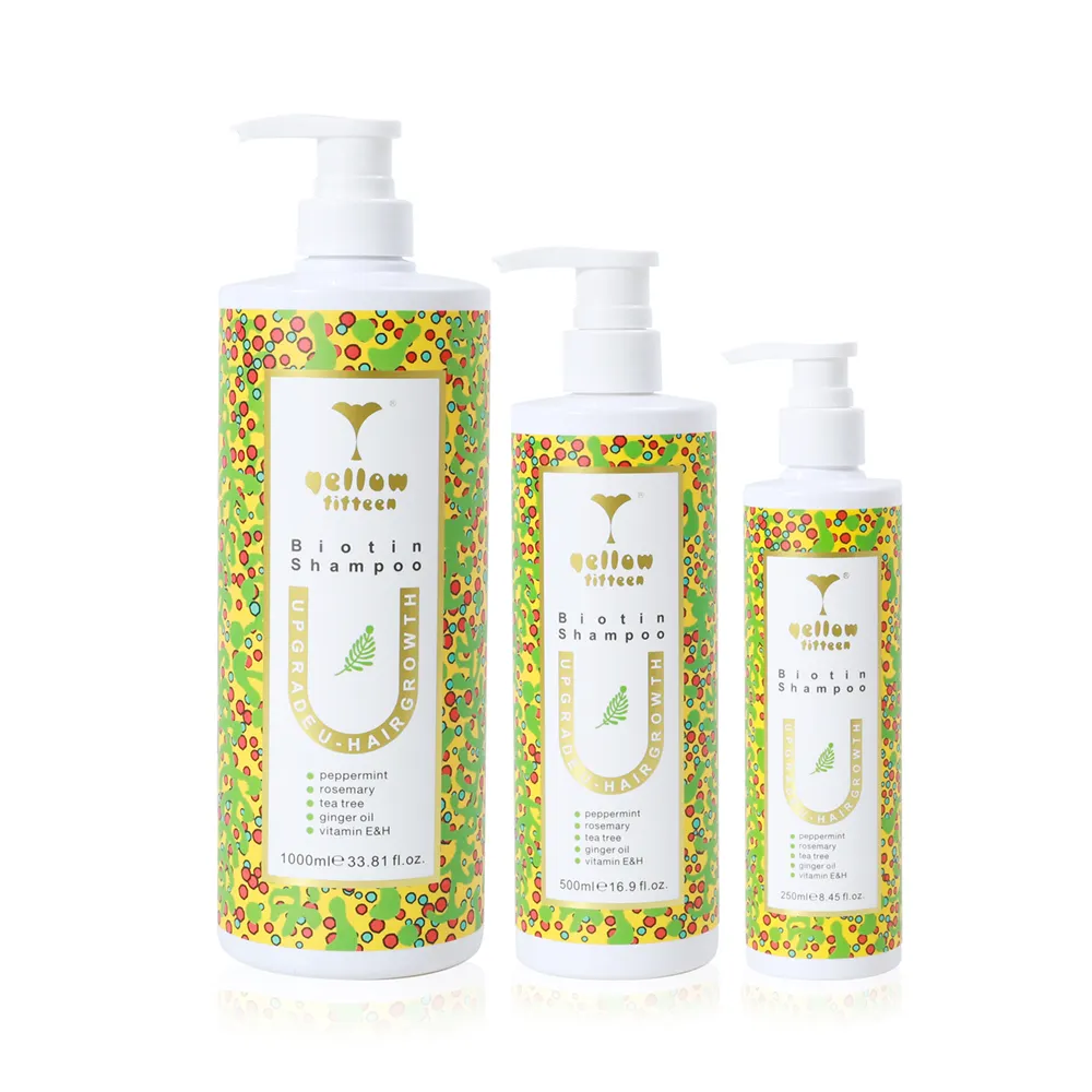 Private Label Hair Care Nourishing Repairing Anti Hair Loss Shampoo Anti Dandruff Hair Growth Organic Tea Tree Oil Shampoo