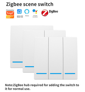 Fai da te wireless zigbee 1/2/3 gang scenario pulsante alimentato a batteria programmi di illuminazione tuya smart life telecomando alexa wifi scene switch - Product Image 3