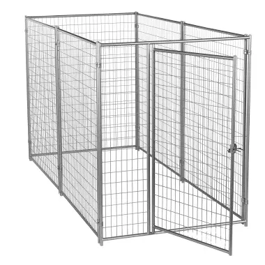 Heavy duty metal chain link portable dog run pet cage dog kennel wholesale with waterproof cover