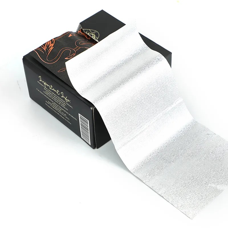 Hochwertige 12-20MIC Aluminium folie für Friseursalon Hitze beständige Farbe Aluminium folie Blatt