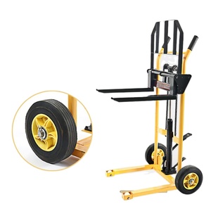 Factory <strong>Customized</strong> Warehouse Material <strong>Handling</strong> Indoor Wheels <strong>Manual</strong> Forklift Stacker - Product Image 1