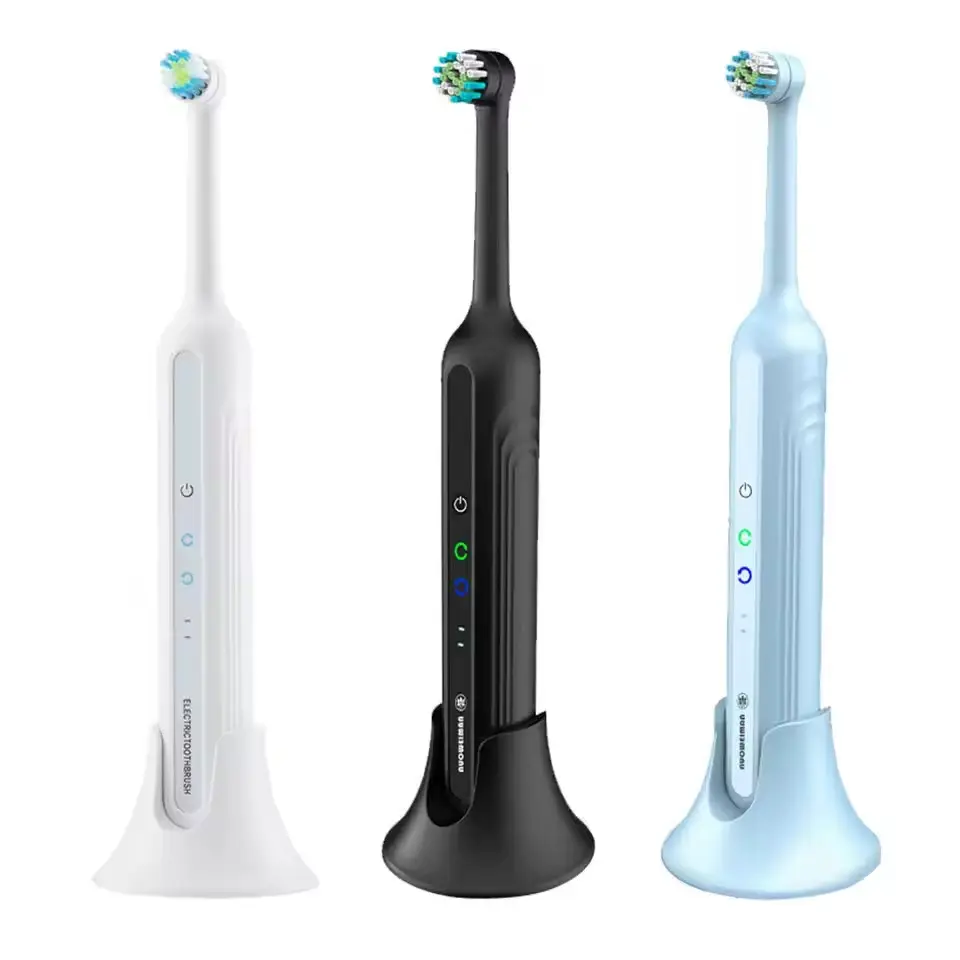 Oral Care Home Travel Round Head Ultrasonic Tooth Brushes Rechargeable Automatic Sonic Rotary Electric Toothbrush