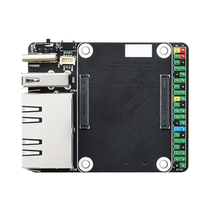 Mini Kit Mini-Computer Ethernet Dual Gigabit progettato per Raspberry Pi Compute modulo 4 la scheda Base + custodia in metallo + alimentatore - Product Image 5