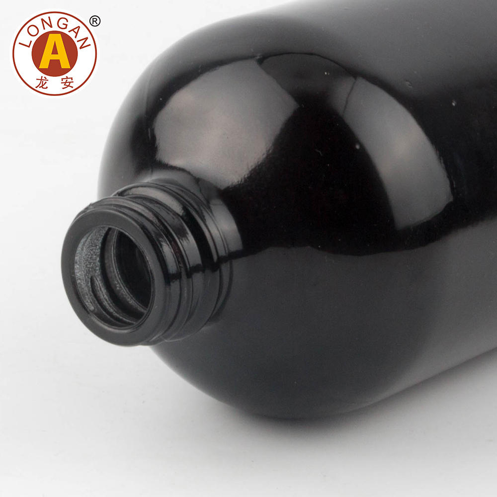 Black bottle without lotion pump