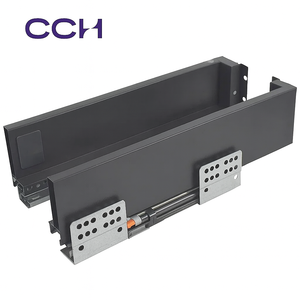 Correderas de Cajón de Doble Pared con Cierre Suave Automático, Sistema de Apertura por Presión, Cajón Metálico Delgado para Muebles de Cocina - Product Image 5