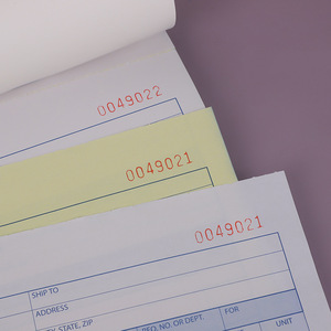 <span class=keywords><strong>Carbonless</strong></span> trùng lặp sách hóa đơn tùy chỉnh đơn đặt hàng bán hàng hóa đơn Sách 100 sao chép Mẫu Văn phòng số lượng lớn - Product Image 3