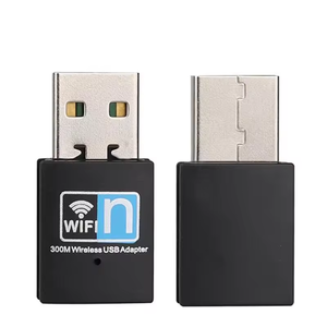 <strong>Wireless</strong> Dongle 300MB <strong>Network</strong> Card USB WiFi Adapter with <strong>Built</strong>-<strong>in</strong> Antenna WiFi4 - Product Image 2