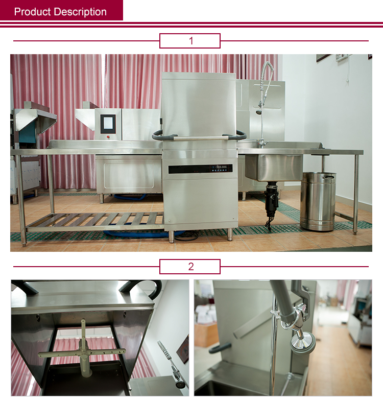 Industrial Commercial Kitchen Machine High Power Dishwasher Dishwasher Kitchen Equipment Dishwashing Machine