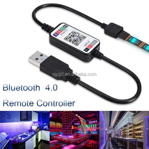 DC 5V-24V RGB светодиодный контроллер приложение RGB музыкальный контроллер для светодиодной полосы 5050 4-контактный мини-USB контроллер - Product Image 3