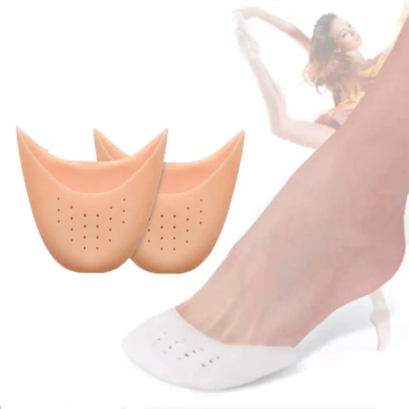 Dans ayakkabıları ayak kapak ayak ağrısı koruma kapağı delikli nefes hemşirelik ön ayak pedi yüksek topuklu yarım boy ped