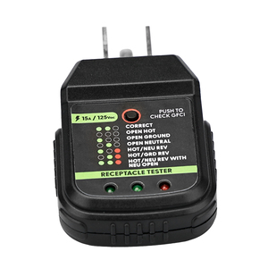 15A AC-Steckdosen tester für GFCI-Steckdose, Niederspannungs-Steckdosen tester für nordamerika nische Steckdosen - Product Image 1