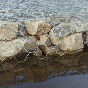 Prezzi della scatola del gabbione del cestino della maglia del gabbione esagonale del filo di ferro a basso tenore di carbonio pareti del gabbione della rete di protezione della caduta di roccia - Product Image 3