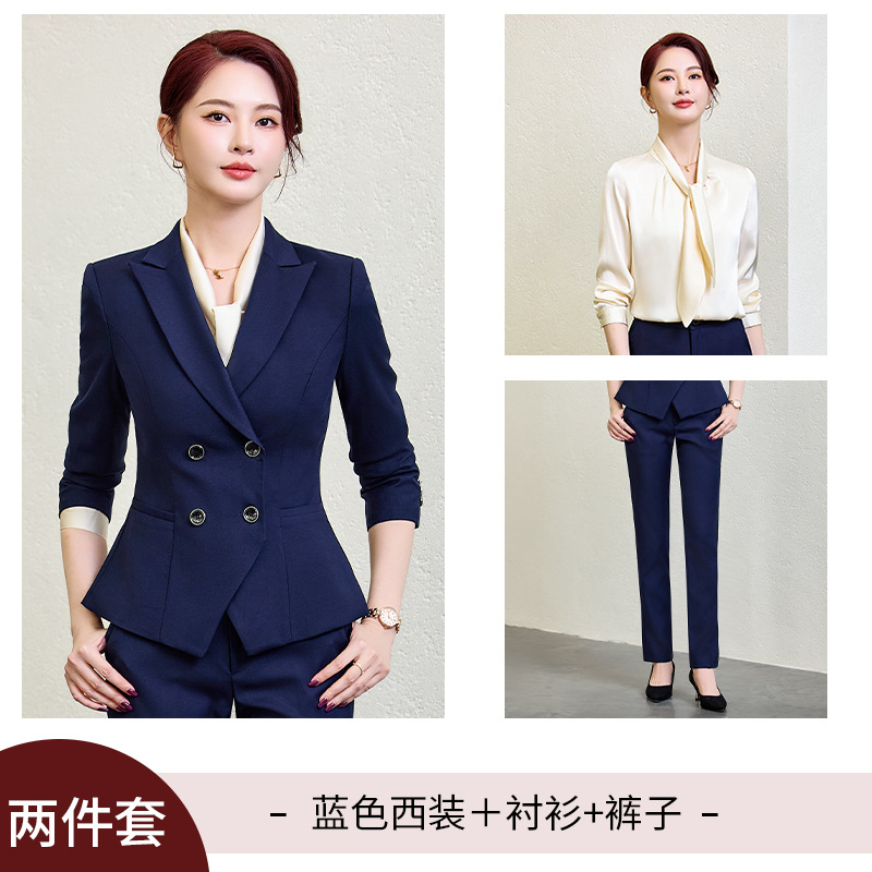 Blue suit + shirt and trousers