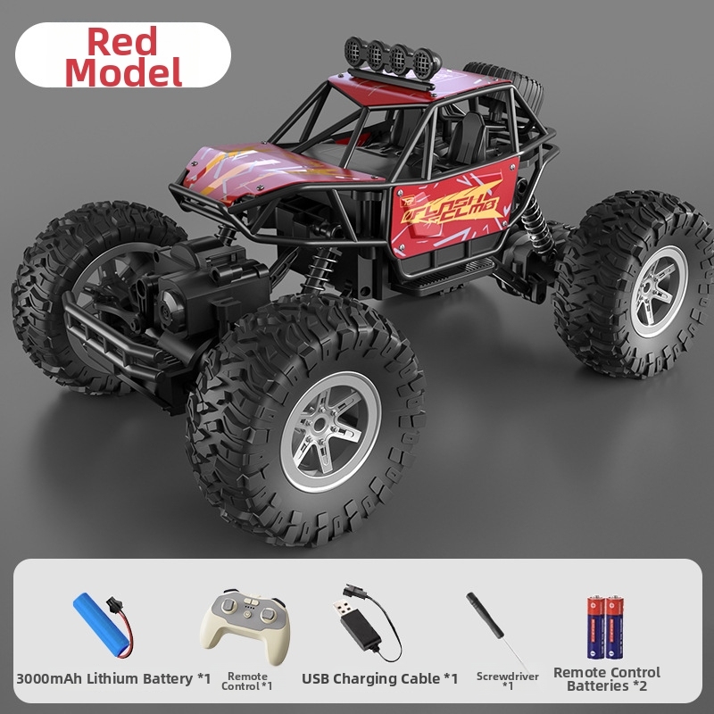 Large off-road four-wheel red