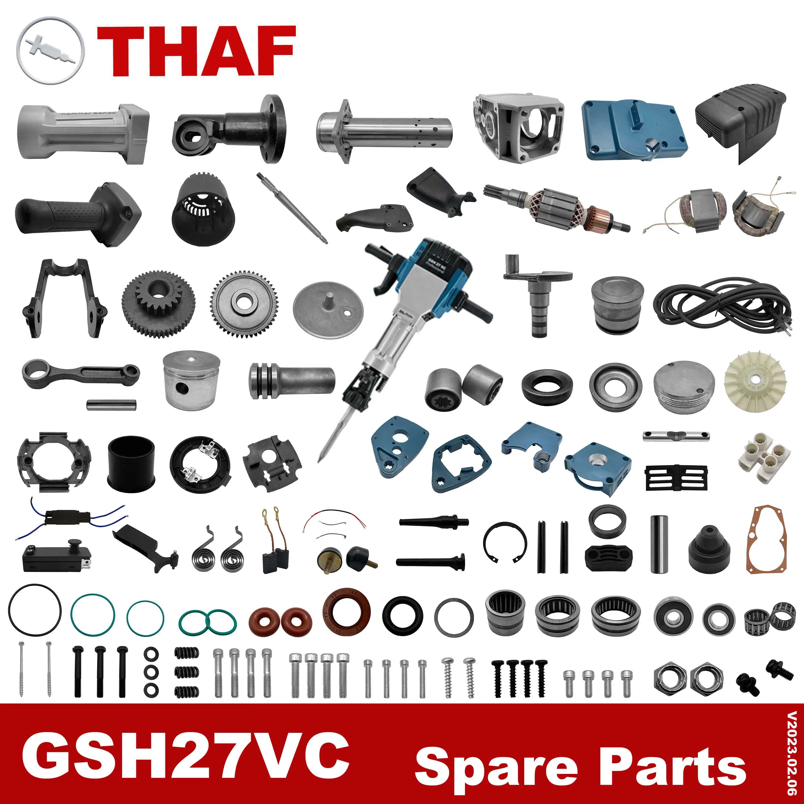Pièces de rechange pour outils électriques Accessoires pour marteau de démolition Bosch GSH27 GSH27VC