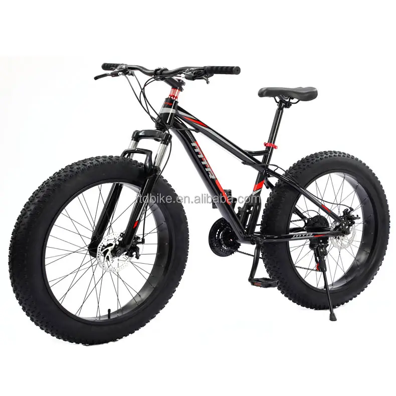 2024 26'' Steel/Alumium alloy Bicycle 20inch/24inch Fat Tire Thickened aluminum wheels Beach/Snow/Mountain bike