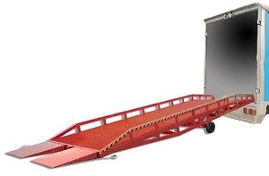 10 Ton Manual <strong>Container</strong> Forklift <strong>Loading</strong> and Unloading <strong>Platform</strong> Mobile Hydraulic Boarding Bridge Logistics Unloading Ramp Lift - Product Image 2