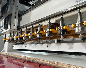 Hausser multifuncional corte de madera perforación tallado ATC CNC enrutador máquina 1300*2500 enrutador CNC de cabeza múltiple para carpintería - Product Image 4