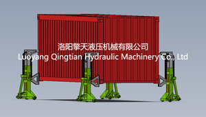 نظام رفع هيدروليكي متزامن للحاويات 20F/40F ، حاويات شحن ، نظام رفع حاويات بتصميم رباعي الأرجل قابل للإزالة - Product Image 6