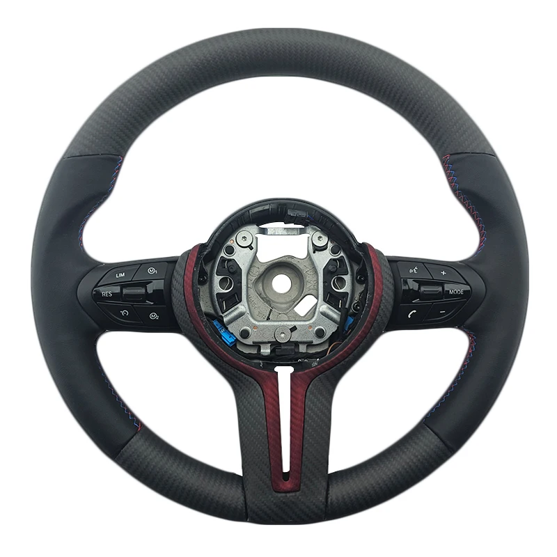 Série 2 F22/F23/F44 + Cuir lisse + Fibre de carbone mate