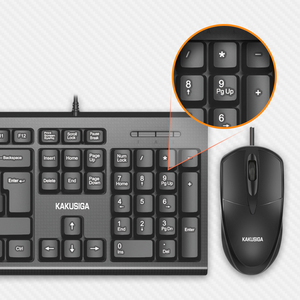 Kakesiga-Conjunto de ratón y teclado con cable USB, Accesorios para ordenador, combo de teclado y ratón - Product Image 5