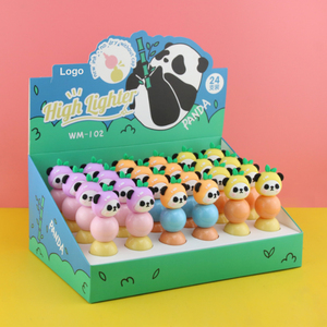 24pcs/set Cartoon Mini <strong>Highlighter</strong> Pen Smooth <strong>Chisel</strong> <strong>Tip</strong> Colorful <strong>Markers</strong> Cute Pastel Style with Box for Student Office - Product Image 3