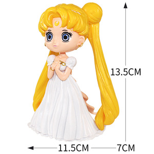 最も安いプリンセスシンデレラアクションフィギュア、ケーキトッパーセーラームーンフィギュア人形、プラスチックプリンセスフィギュアおもちゃ