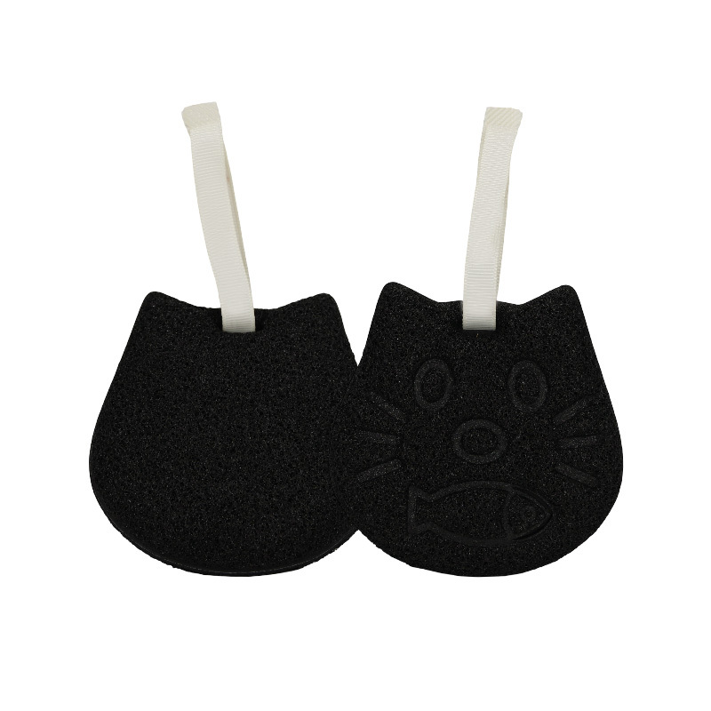 Éponge de nettoyage noire