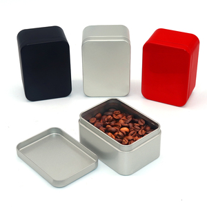 New <strong>Rectangular</strong> Tin Can <strong>Making</strong> <strong>Machine</strong> Black Tin <strong>Containers</strong> Metal Custom Lunch Tin Box Vintage Cake Metal Box for Mint