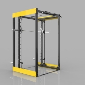 Gym Equipment Commercial Strength Training <strong>Front</strong> <strong>Squat</strong> Rack Pull up Bars Leg Press 3d Smith Machine - Product Image 2