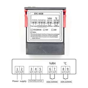 Controlador de temperatura ajustable de doble pantalla, controlador de temperatura Dual, STC-3028 DC12/24V/AC110-220V - Product Image 5