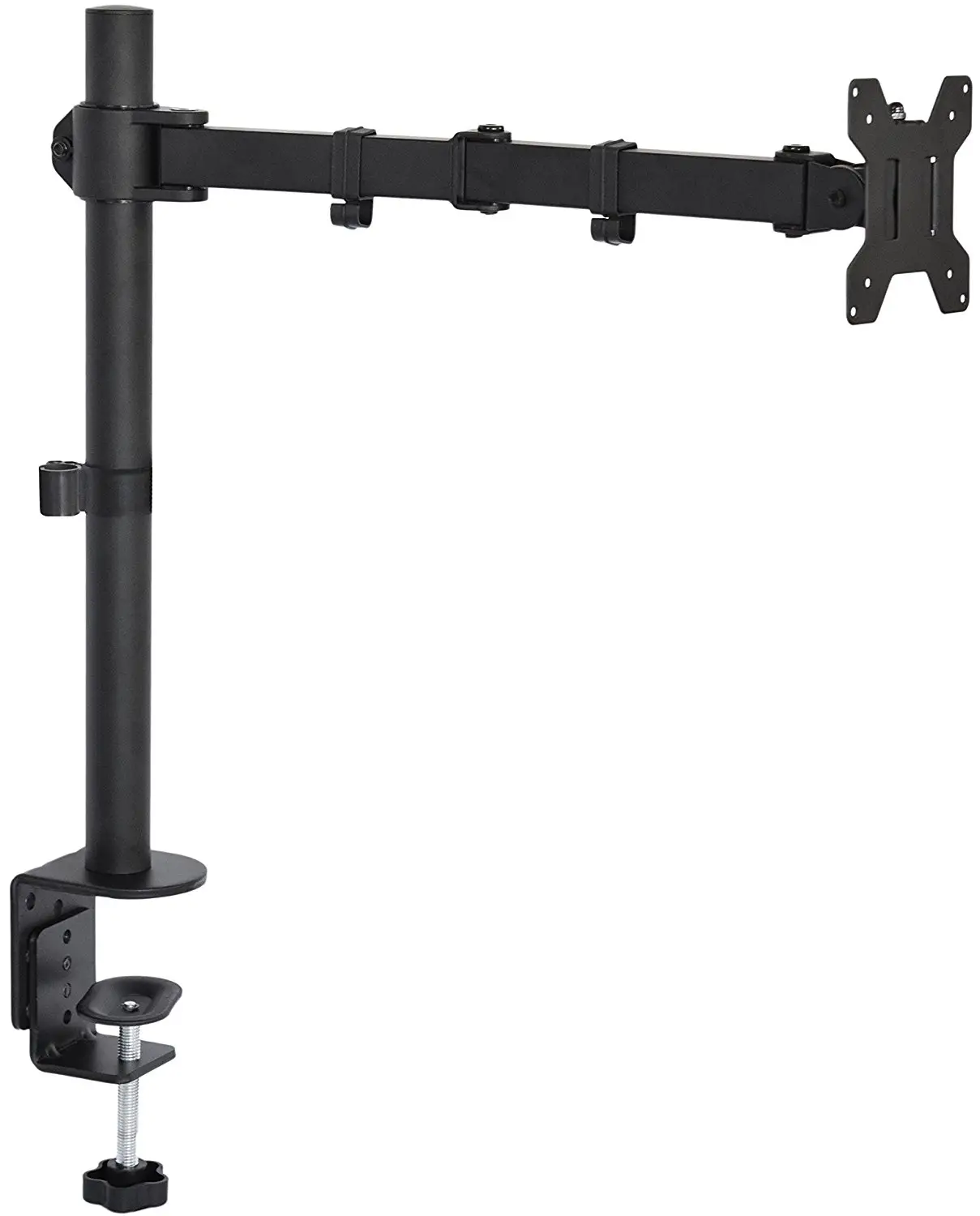 Mg pólo de montagem de monitor de pc, parafuso de braço longo para baixo, altura de metal ajustável, suporte de mesa de estúdio, multi suporte, vivo vesa 32