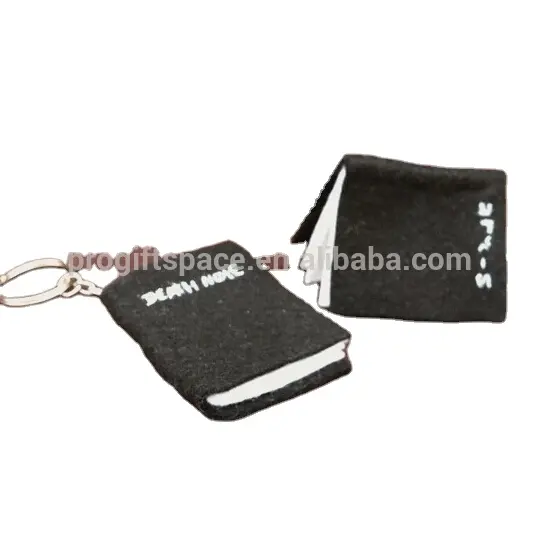 Heißer verkauf großhandel alibaba buch form schlüsselanhänger mode polyester handmade handwerk filz mini bibel schlüsselbund aus abfallmaterial