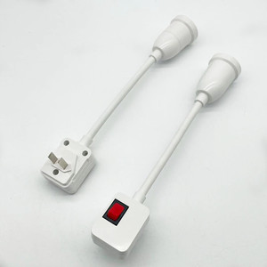 E27 esnek uzatma dönüştürücü LED ışık lamba ampulü uzatmak adaptör soketi duvar soket lamba baz tutucu vida soket ab abd Plug - Product Image 3