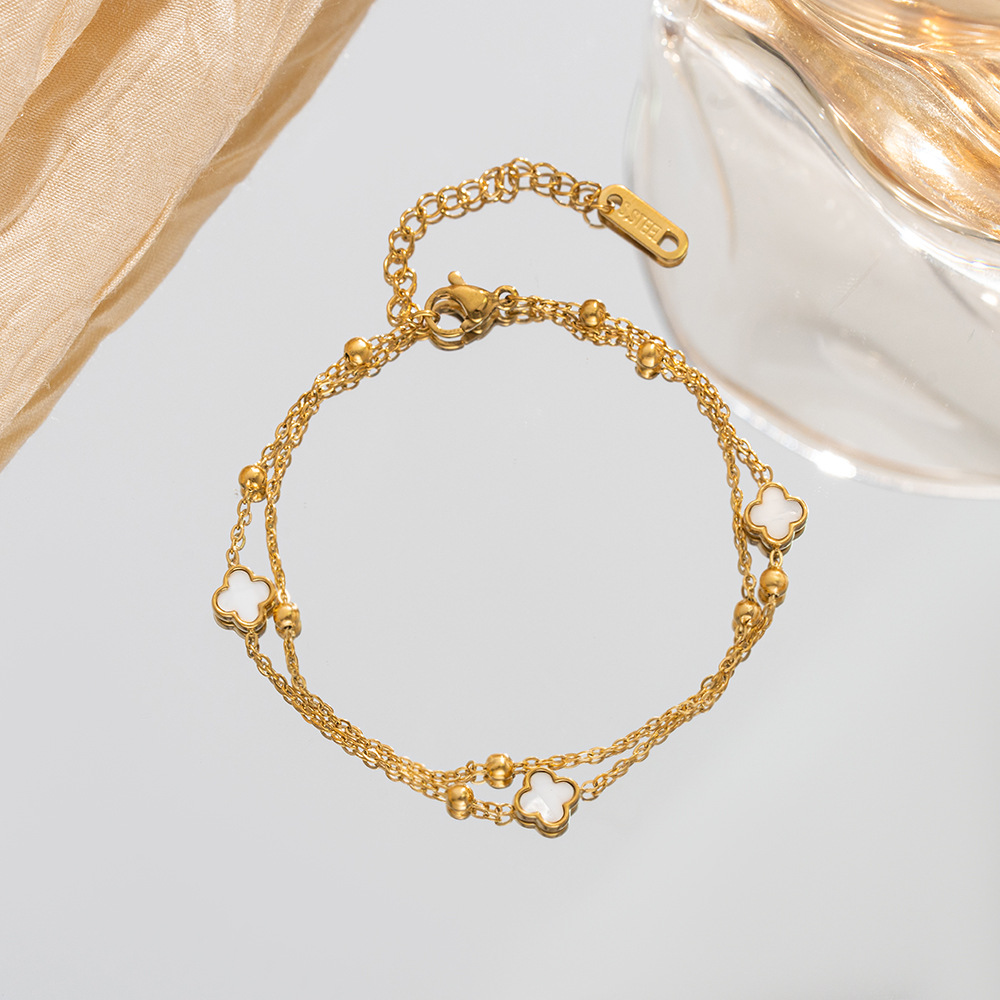 7mm white bracelet